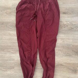 Lululemon Dance Studio Jogger Burgundy Jogger Pants